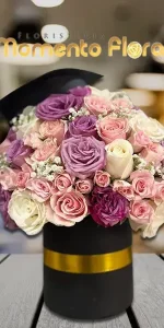 Caja | Redonda | Rosas Graduados 164